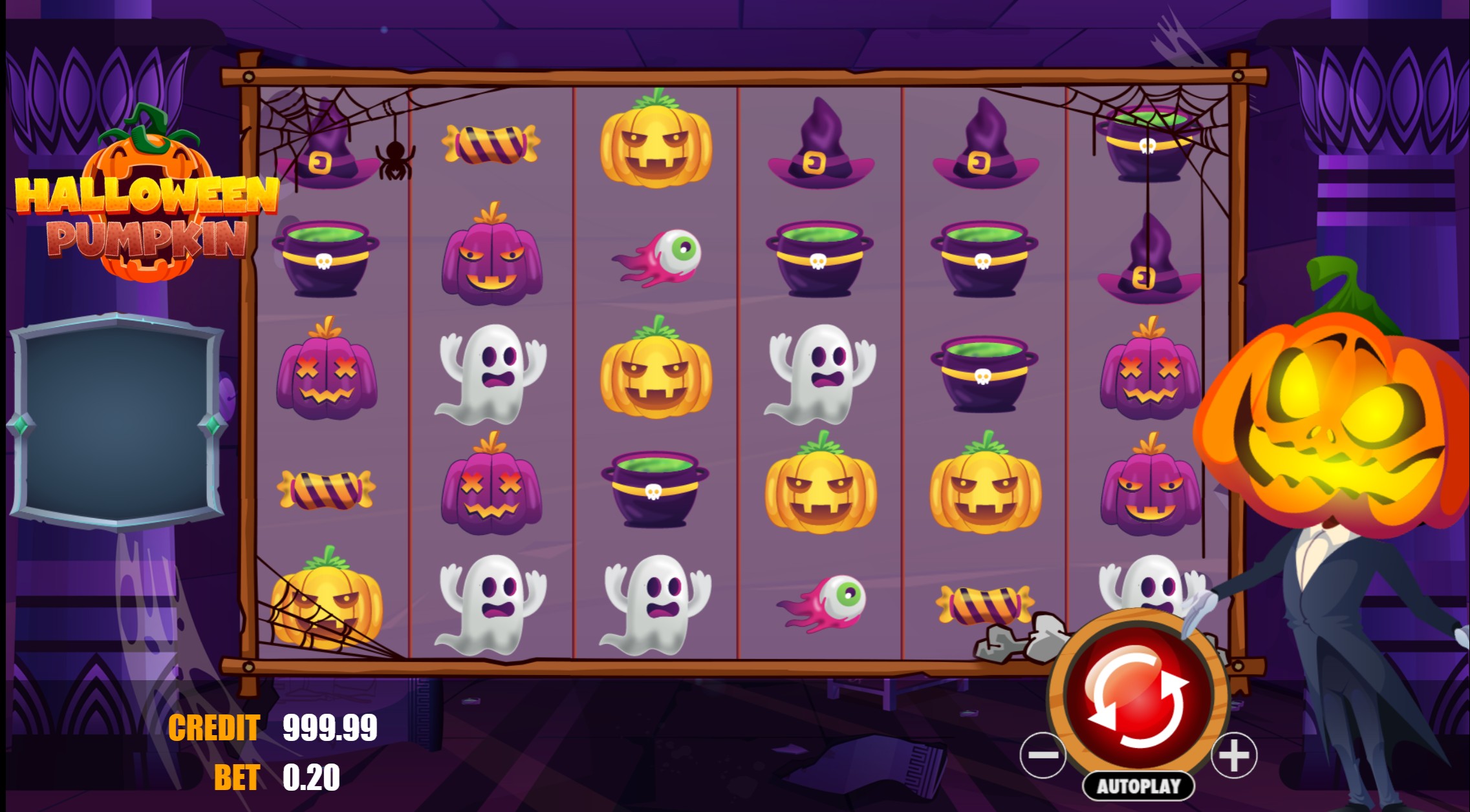 Halloween Pumpkin Slot Game Screenshot